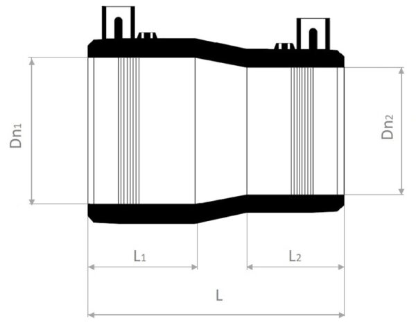 ELEKTROMUFFE REDUKSJON, PE 100 - Bilde 2